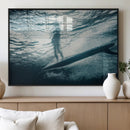 Underwater Surf Wall Art – Framed Ocean Wave Canvas Artwork, by MyGreatCanvas | Canvas Wall Art Prints | Photo Prints & Wall Decor