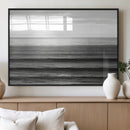 Monochrome Ocean Wall Art Canvas Print – Framed Moody Ocean by MyGreatCanvas | Canvas Wall Art Prints | Photo Prints & Wall Decor