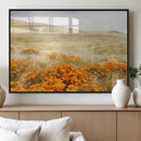 Golden Wildflowers Wall Art Canvas Print – Framed Hills by MyGreatCanvas | Canvas Wall Art Prints | Photo Prints & Wall Decor
