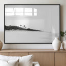 Black White Beach Wall Art Canvas Print – Framed Palm Trees by MyGreatCanvas | Canvas Wall Art Prints | Photo Prints & Wall Decor
