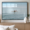 Swimming Relaxation Wall Art Canvas Print – Framed Peaceful by MyGreatCanvas | Canvas Wall Art Prints | Photo Prints & Wall Decor