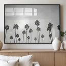 Monochrome Palms Wall Art Canvas Print – Framed Minimalist by MyGreatCanvas | Canvas Wall Art Prints | Photo Prints & Wall Decor