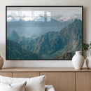 Misty Mountain Wall Art Canvas Print – Framed Cloudy Andean by MyGreatCanvas | Canvas Wall Art Prints | Photo Prints & Wall Decor