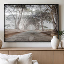 Cypress Tunnel Wall Art Canvas Print – Framed Misty Road Art by MyGreatCanvas | Canvas Wall Art Prints | Photo Prints & Wall Decor