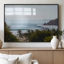 Tropical Beach Scene Wall Art Canvas Print – Framed Coastal by MyGreatCanvas | Canvas Wall Art Prints | Photo Prints & Wall Decor