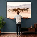 Wild Horse Wall Art Canvas Print – Framed Rustic Western Art by MyGreatCanvas | Canvas Wall Art Prints | Photo Prints & Wall Decor