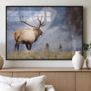 Mountain Elk Wall Art Canvas Print – Framed Rustic Wildlife by MyGreatCanvas | Canvas Wall Art Prints | Photo Prints & Wall Decor