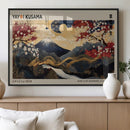 Modern Japanese Wall Art Canvas Print – Framed Abstract by MyGreatCanvas | Canvas Wall Art Prints | Photo Prints & Wall Decor