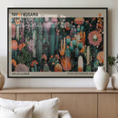 Yayoi Kusama Art Print Canvas – Abstract Mount Fuji Japanese