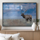 Elk Wall Decor Canvas Print – Framed Rustic Wildlife Art by MyGreatCanvas | Canvas Wall Art Prints | Photo Prints & Wall Decor