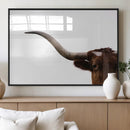 Longhorn Wall Art Canvas Print – Framed Western Cow Texas by MyGreatCanvas | Canvas Wall Art Prints | Photo Prints & Wall Decor
