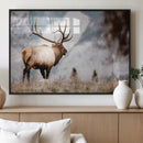 Elk Photography Wall Art Canvas Print – Framed Mountain by MyGreatCanvas | Canvas Wall Art Prints | Photo Prints & Wall Decor