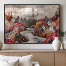 Mountain Wall Art Canvas Print – Framed Autumn Forest Art by MyGreatCanvas | Canvas Wall Art Prints | Photo Prints & Wall Decor