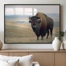 Bison Wall Art Canvas Print – Framed Buffalo American Bison