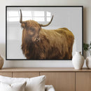 Highland Cow Wall Art Canvas Print – Framed Farmhouse Wall by MyGreatCanvas | Canvas Wall Art Prints | Photo Prints & Wall Decor