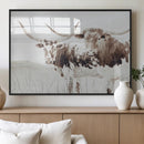 Longhorn Wall Art Canvas Print – Framed Western Cow Canvas by MyGreatCanvas | Canvas Wall Art Prints | Photo Prints & Wall Decor