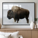 Bison Wall Art Canvas Print – Framed Western Wildlife by MyGreatCanvas | Canvas Wall Art Prints | Photo Prints & Wall Decor