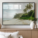 Relaxing Beach Wall Art Canvas Print – Framed Ocean View Art by MyGreatCanvas | Canvas Wall Art Prints | Photo Prints & Wall Decor