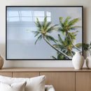 Palm Trees Wall Art Canvas Print – Framed Tropical Coastal