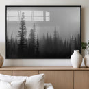 Misty Pines Wall Art Canvas Print – Framed Woodland by MyGreatCanvas | Canvas Wall Art Prints | Photo Prints & Wall Decor