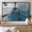 Tropical Palm Trees Wall Art Canvas Print Framed California by MyGreatCanvas | Canvas Wall Art Prints | Photo Prints & Wall Decor