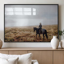 Cowboy Wall Art Canvas Print – Framed Western Ranch Scene by MyGreatCanvas | Canvas Wall Art Prints | Photo Prints & Wall Decor