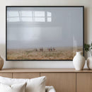 Foggy Plains Wall Art Canvas Print – Framed Horseback Riders by MyGreatCanvas | Canvas Wall Art Prints | Photo Prints & Wall Decor