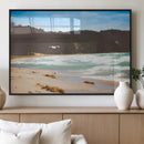 Tranquil Beach Wall Art Canvas Print – Framed Blue Ocean by MyGreatCanvas | Canvas Wall Art Prints | Photo Prints & Wall Decor