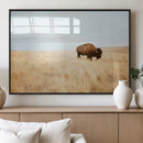 Buffalo Wall Art Canvas Print – Framed Western Wildlife by MyGreatCanvas | Canvas Wall Art Prints | Photo Prints & Wall Decor