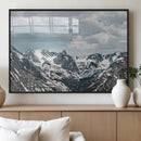Snowy Peaks Wall Art Canvas Print – Alpine Wilderness