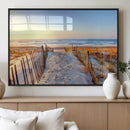 Ocean Sunset Wall Art Canvas Print – Nautical Beach