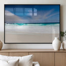 Ocean Breeze Wall Art Canvas Print, Aqua Waves and Coastal by MyGreatCanvas | Canvas Wall Art Prints | Photo Prints & Wall Decor