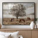 Texas Longhorn Cattle Wall Art, Rustic Western Ranch Canvas by MyGreatCanvas | Canvas Wall Art Prints | Photo Prints & Wall Decor