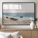 Coastal Ocean View Wall Art Canvas Print – Serene Rocky by MyGreatCanvas | Canvas Wall Art Prints | Photo Prints & Wall Decor