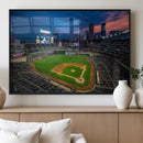 Target Field Wall Art Canvas Print – Baseball Stadium Scene, by MyGreatCanvas | Canvas Wall Art Prints | Photo Prints & Wall Decor