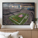 Chicago Bears Soldiers Field Wall Art Canvas Print – Framed