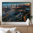 Chicago Bears Soldiers Field Wall Art Canvas Print – Framed