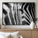 Zebra Stripes Wall Art Canvas Print – Black White Contrast by MyGreatCanvas | Canvas Wall Art Prints | Photo Prints & Wall Decor