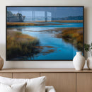 Tranquil Marshland Wall Art Canvas Print – Blue Water by MyGreatCanvas | Canvas Wall Art Prints | Photo Prints & Wall Decor