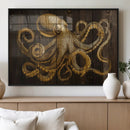 Octopus Wall Art Canvas Print – Wooden Art Sea Creature by MyGreatCanvas | Canvas Wall Art Prints | Photo Prints & Wall Decor