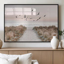 Coastal Pathway Canvas Wall Art Print – Framed Seaside by MyGreatCanvas | Canvas Wall Art Prints | Photo Prints & Wall Decor