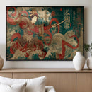 Tsukioka Yoshitoshi Samurai Wall Art – Japanese Katana by MyGreatCanvas | Canvas Wall Art Prints | Photo Prints & Wall Decor