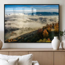 Misty Autumn Hills Wall Art Canvas Print, Foggy Forest by MyGreatCanvas | Canvas Wall Art Prints | Photo Prints & Wall Decor