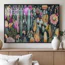 Colorful Desert Bloom Wall Art Canvas Print, Vibrant Cacti by MyGreatCanvas | Canvas Wall Art Prints | Photo Prints & Wall Decor