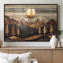 Wood Mountain Wall Art Canvas Print – Layered Forest and by MyGreatCanvas | Canvas Wall Art Prints | Photo Prints & Wall Decor