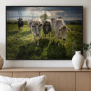Grazing Cattle Herd Wall Art, Green Pasture Livestock Canvas by MyGreatCanvas | Canvas Wall Art Prints | Photo Prints & Wall Decor