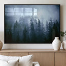 Foggy Pines Misty Forest Wall Art Print by MyGreatCanvas | Canvas Wall Art Prints | Photo Prints & Wall Decor