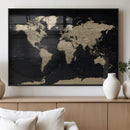 World Map Wall Art Print – Detailed Map of the World Wall by MyGreatCanvas | Canvas Wall Art Prints | Photo Prints & Wall Decor
