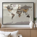 World Map Wall Art Print by MyGreatCanvas | Canvas Wall Art Prints | Photo Prints & Wall Decor