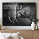 Elephant Family Wall Art Canvas, Framed Elephant Family by MyGreatCanvas | Canvas Wall Art Prints | Photo Prints & Wall Decor